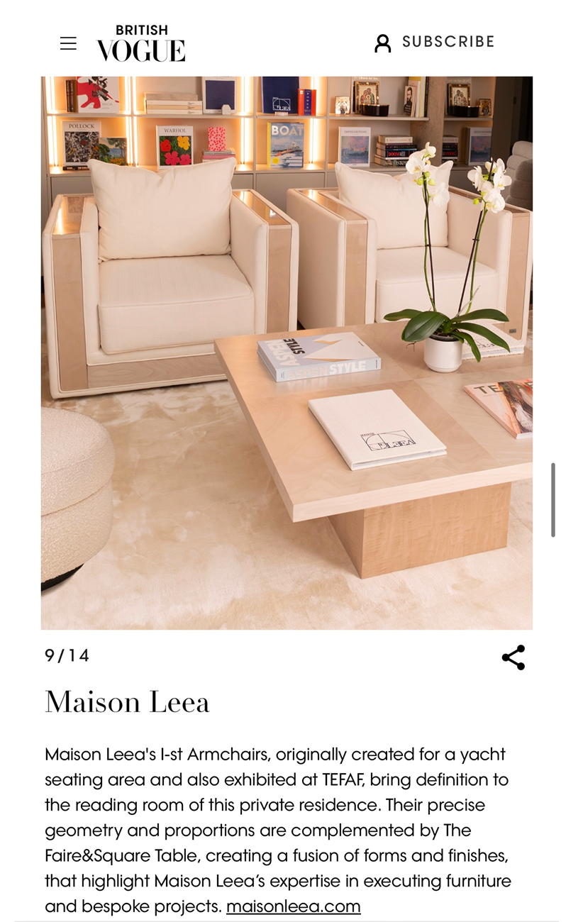 British Vogue Maison Leea article